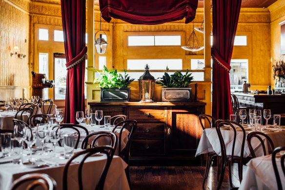 White tablecloths and distinctively Louisianan dishes at La Petite Grocery, New Orleans.