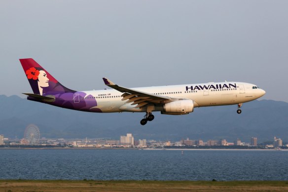 File photo: A Hawaiian Airlines A330-200 plane flying from Honolulu to Sydney hit severe turbulence.