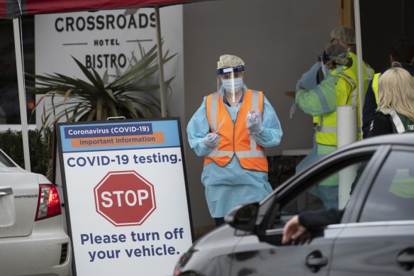 Patrons at Sydney's Crossroads Hotel were quick to get tested in July when an outbreak occurred.