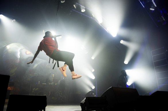 Joey Badass performs in Atlanta in 2019.