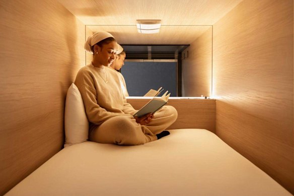 A new capsule hotel near Piccadilly Circus… Zedwell Capsule Hotel.
