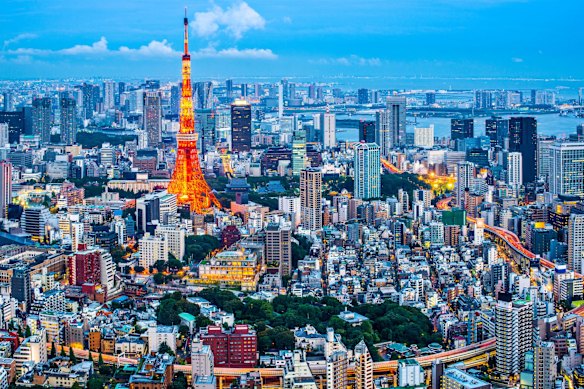 Get a view of Tokyo’s answer to the Eiffel Tower.