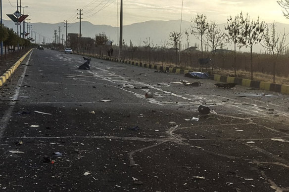 The road where the assassination was said to have occurred.