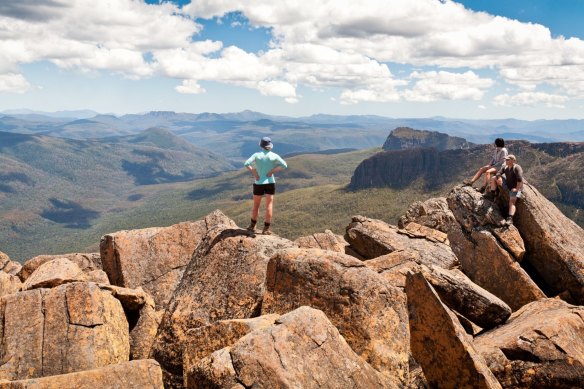 Views from Mount Ossa on the Overland Track.  