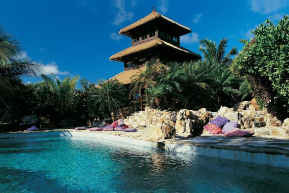 Sir Richard Branson's luxury resort at Necker Island.