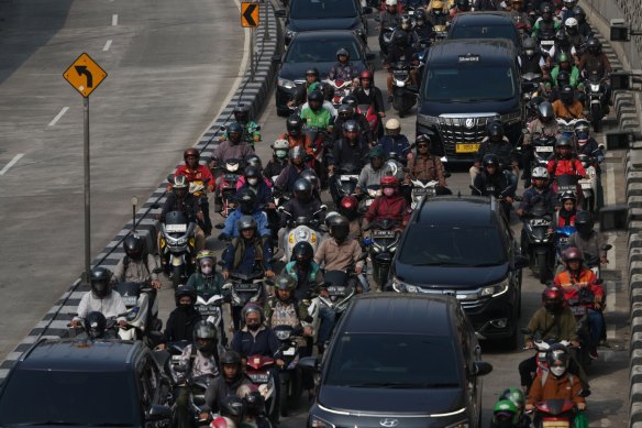 Jakarta’s traffic is notorious.