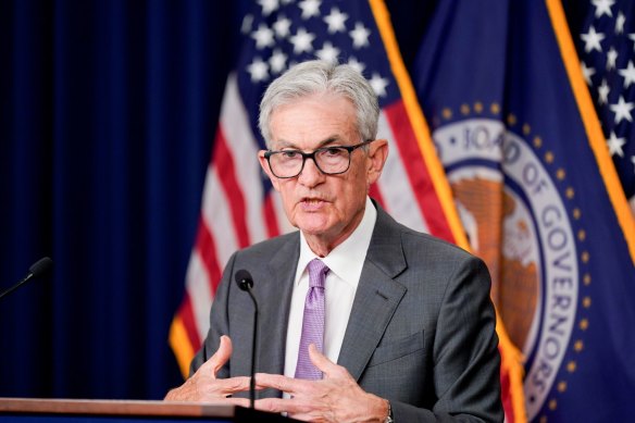 Fed chief Jerome Powell. 