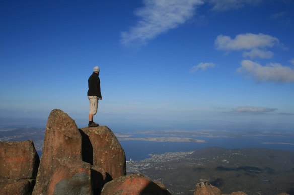 You can drive to the top of Mount Wellington but for a real challenge try hiking it.