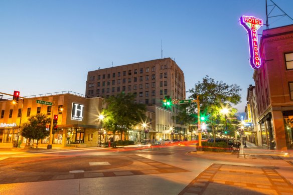 Downtown Fargo.