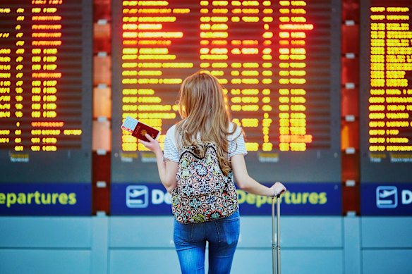 If you need to arrive on time, book a flight that departs early in the morning.