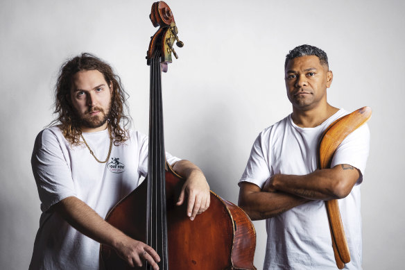 Samuel Pankhurst (left) and Fred Leone: “We had to find the goosebumps key,” says Pankhurst.