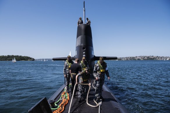 What is best in the national interest for the Collins-class submarine maintenance?