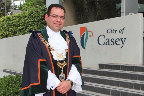 Former Casey mayor Sam Aziz