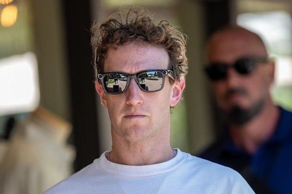 Chief executive officer of Meta Platforms Mark Zuckerberg pictured earlier this month.