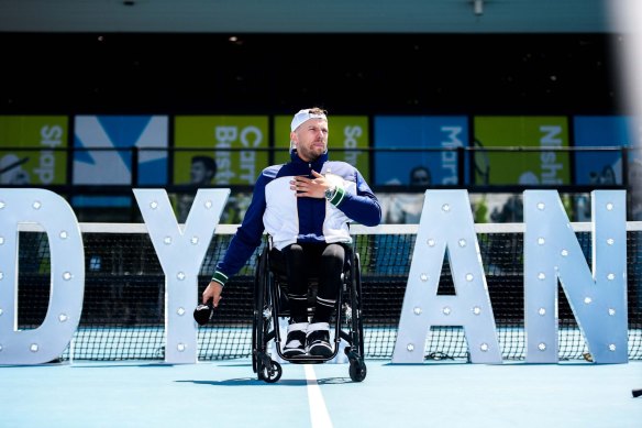 Dylan Alcott has announced he will retire after the Australian Open.