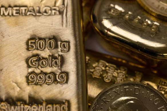 Gold prices are at record highs.