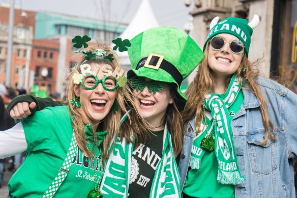 St Patrick’s Day parades in Dublin are a relatively new phenomenon, adopted from the US.