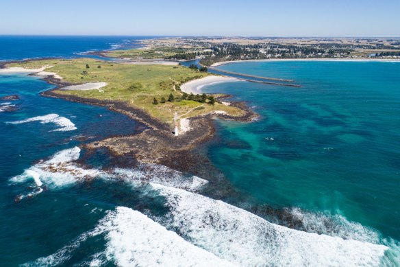 The Moyne Shire, which includes Port Fairy, recorded a fall in house prices over the year to March.