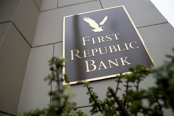 Shares in First Republic Bank plunged more than 60 percent even after the bank announced it was drawing on emergency funding from the Federal Reserve as well as additional funding from JPMorgan Chase.