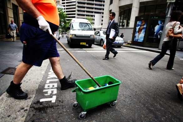 Service providers, such as cleaners, get paid a similar wage no matter where they work.