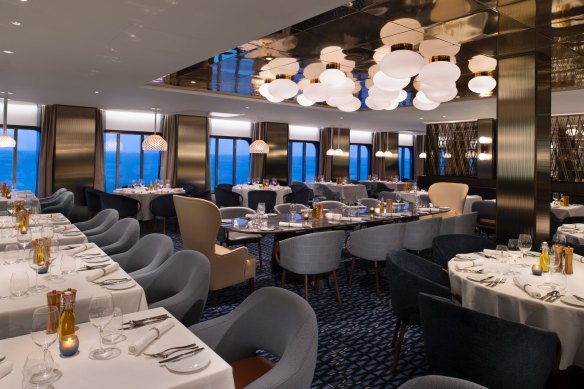 Restaurant Cyprus on board Celebrity Edge.