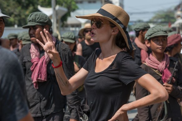 First They Killed My Father, directed by Angelina Jolie, tells the story of one girl's experience of the Killing Fields.