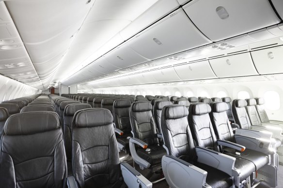 Jetstar’s Dreamliner economy class has one of the smallest seats in the sky, but at 17 inches is “roomy enough”.