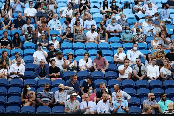 Victoria is expected to today announce crowd caps for this year’s Australian Open. 