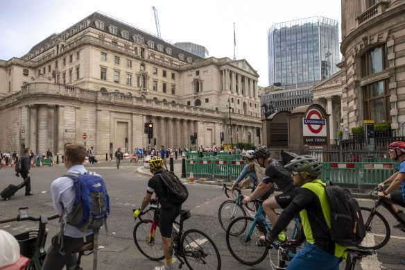 The Bank of England was forced to intervene to avert a foreign exchange and bond market crisis in the UK last year after a short-lived mini budget proposed by the prime minister, Liz Truss (pictured) and her chancellor, Kwasi Kwarteng.