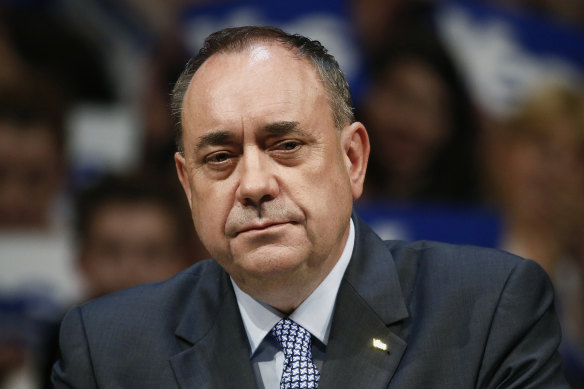  Alex Salmond, Scotland’s former  first minister, and the ‘father of modern Scottish nationalism’.