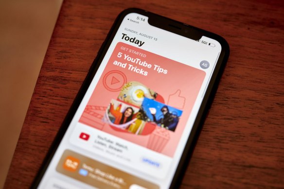 Apple’s App Store is the only way to download new apps on iPhones in Australia, and a percentage of anything you pay to developers and service-providers goes to Apple.