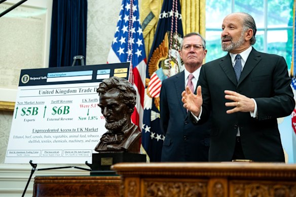 Howard Lutnick, US commerce secretary, hailed the deal as a “breakthrough” that will bring down barriers and expand market access for American imports.