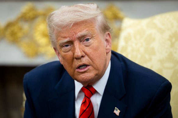 US President Donald Trump backed away from his pledge to strike new trade deals with America’s trading partners.
