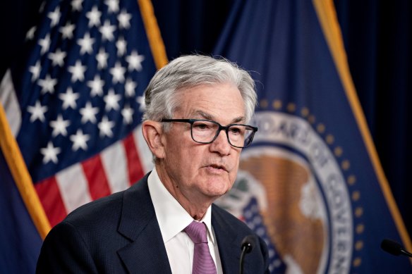 “The process of getting inflation back down to 2 per cent has a long way to go and is likely to be bumpy.“: Fed chair Jerome Powell.
