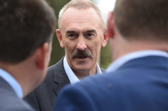 The late AFL finance boss Ray Gunston.