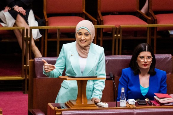 Labor senator Fatima Payman.