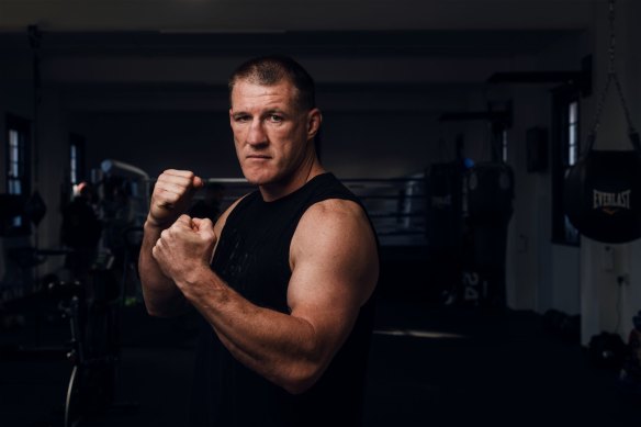 Former Rugby League star and Cronulla Sharks captain turned boxer Paul Gallen