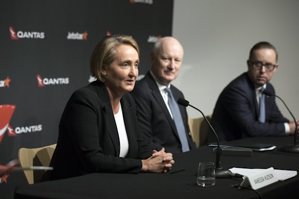 Qantas boss Vanessa Hudson would be keen to put a full stop on Joyce’s legacy at the airline.
