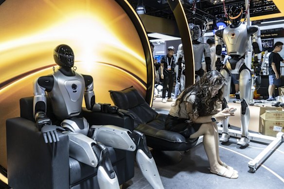 The values of Chinese robotics companies are surging with Beijing making humanoid robots a strategic priority.