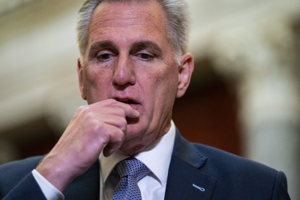 Speaker Kevin McCarthy is under pressure.