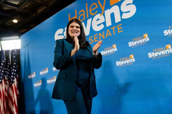The support of the Democratic establishment and a significant funding advantage was not enough to secure victory for Haley Stevens.