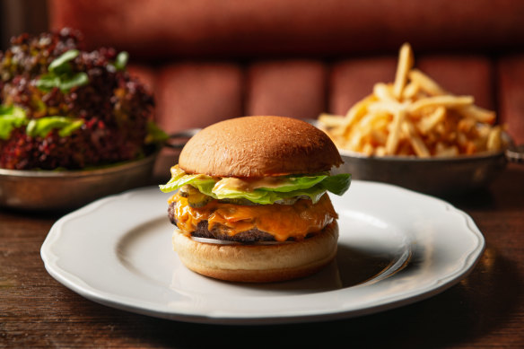 Gimlet’s burger is one of the best-value items on the menu.