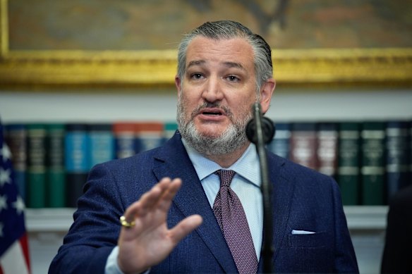 Senator Ted Cruz would like to see a ban on children under 13 creating accounts.