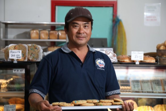 Bakery Plus owner Joseph Nguyen. 