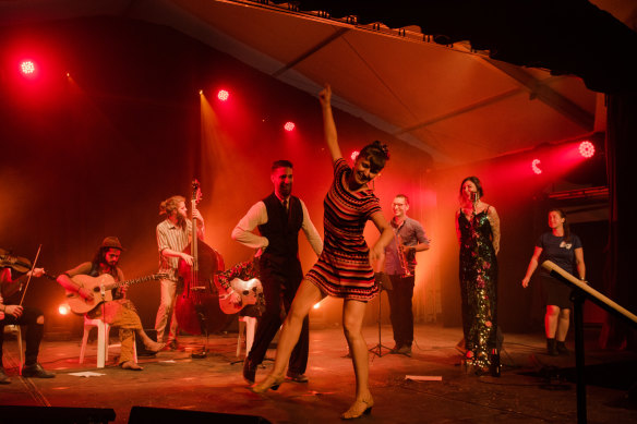 The six-day Woodford Folk Festival involves more than 2000 performers and 438 events.