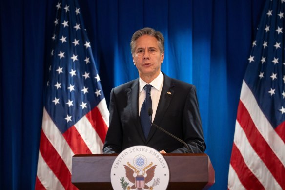 Antony Blinken, US secretary of state.