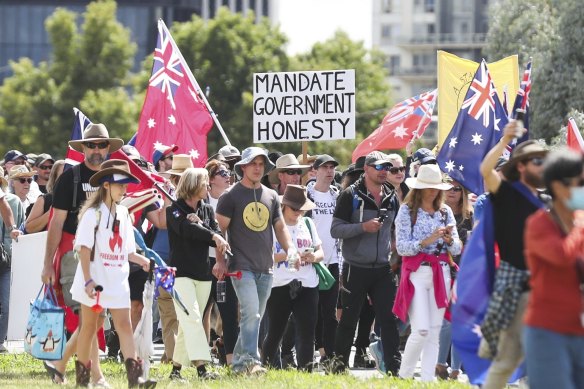 Most of the Convoy to Canberra marchers looked like they had just wandered out of Bunnings.