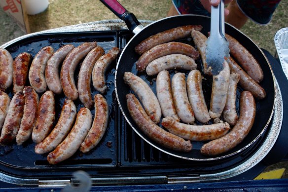 Sausage sizzles have become a standard part of election day in Australia