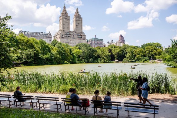 Designed to help people congregate New York City: Central Park.