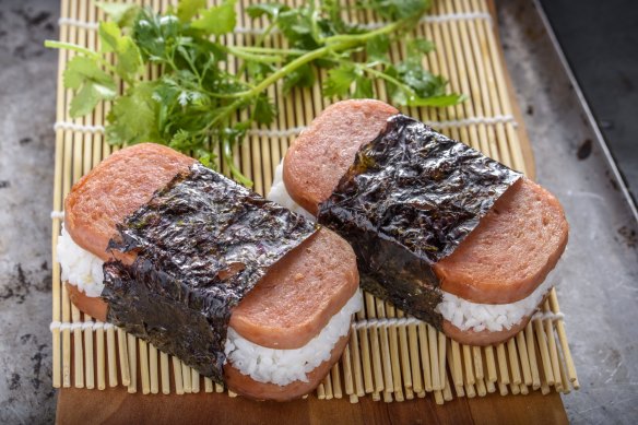 Spam musubi.